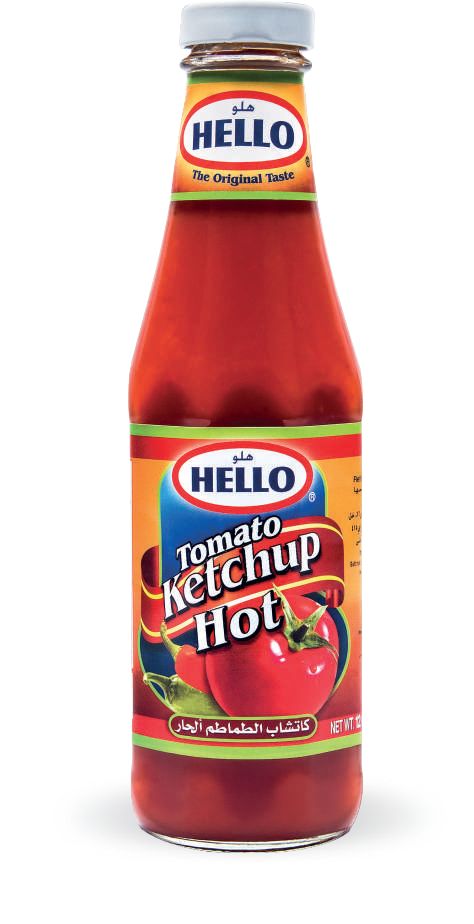 كاتشب الطماطم الحار(قنينة)